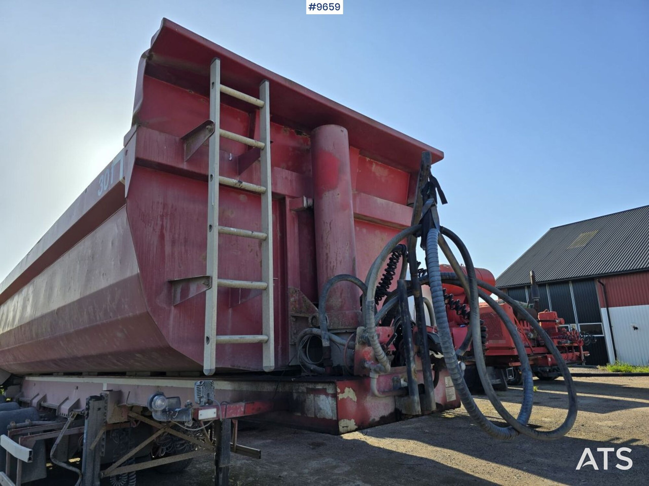 Tipper trailer Damm SE-42T - סמיטריילר עם מזהיר: תמונה 4 Tipper trailer Damm SE-42T - סמיטריילר עם מזהיר: תמונה 4