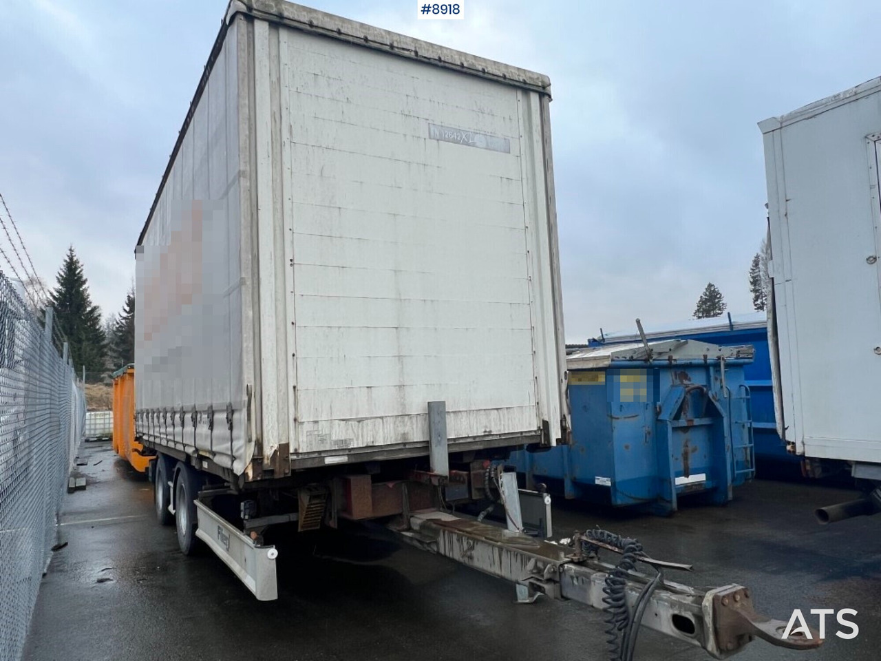 Trailer - FLIEGL TWP 200J - קרון נגרר עם וילונות צד: תמונה 1 Trailer - FLIEGL TWP 200J - קרון נגרר עם וילונות צד: תמונה 1