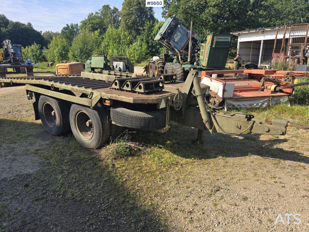 Transport trailer with automatic tipping - קרון נגרר עם מזהיר: תמונה 3 Transport trailer with automatic tipping - קרון נגרר עם מזהיר: תמונה 3