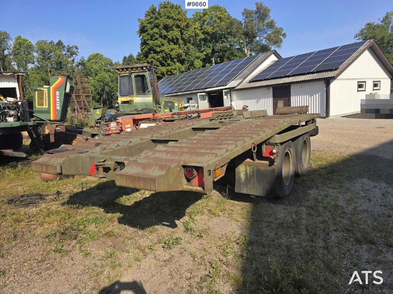 Transport trailer with automatic tipping - קרון נגרר עם מזהיר: תמונה 2 Transport trailer with automatic tipping - קרון נגרר עם מזהיר: תמונה 2