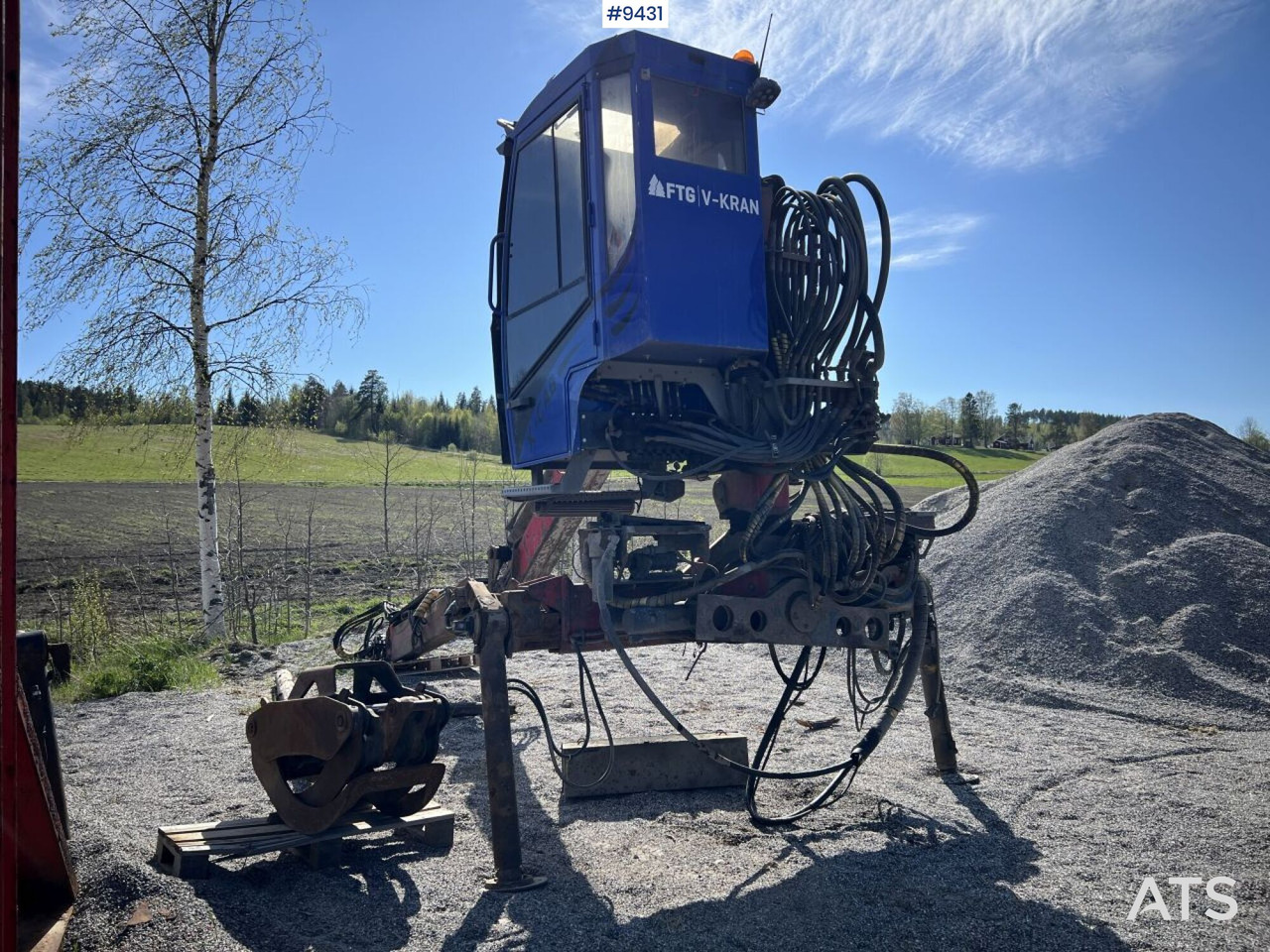 V-kran V10CX,96 - Timber crane, logging crane - עגורן מעמיס עבור משאית: תמונה 3 V-kran V10CX,96 - Timber crane, logging crane - עגורן מעמיס עבור משאית: תמונה 3