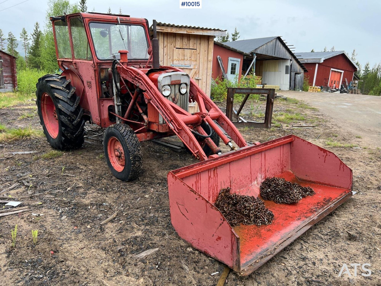 VALMET 565 Tractor with bucket (VIDEO) - טרקטור חקלאי: תמונה 4 VALMET 565 Tractor with bucket (VIDEO) - טרקטור חקלאי: תמונה 4