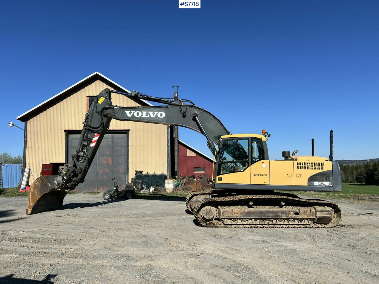 VOLVO EC 290 CL WITH DIGGING SYSTEM AND GEAR (SEE VIDEO) - מחפר: תמונה 2 VOLVO EC 290 CL WITH DIGGING SYSTEM AND GEAR (SEE VIDEO) - מחפר: תמונה 2