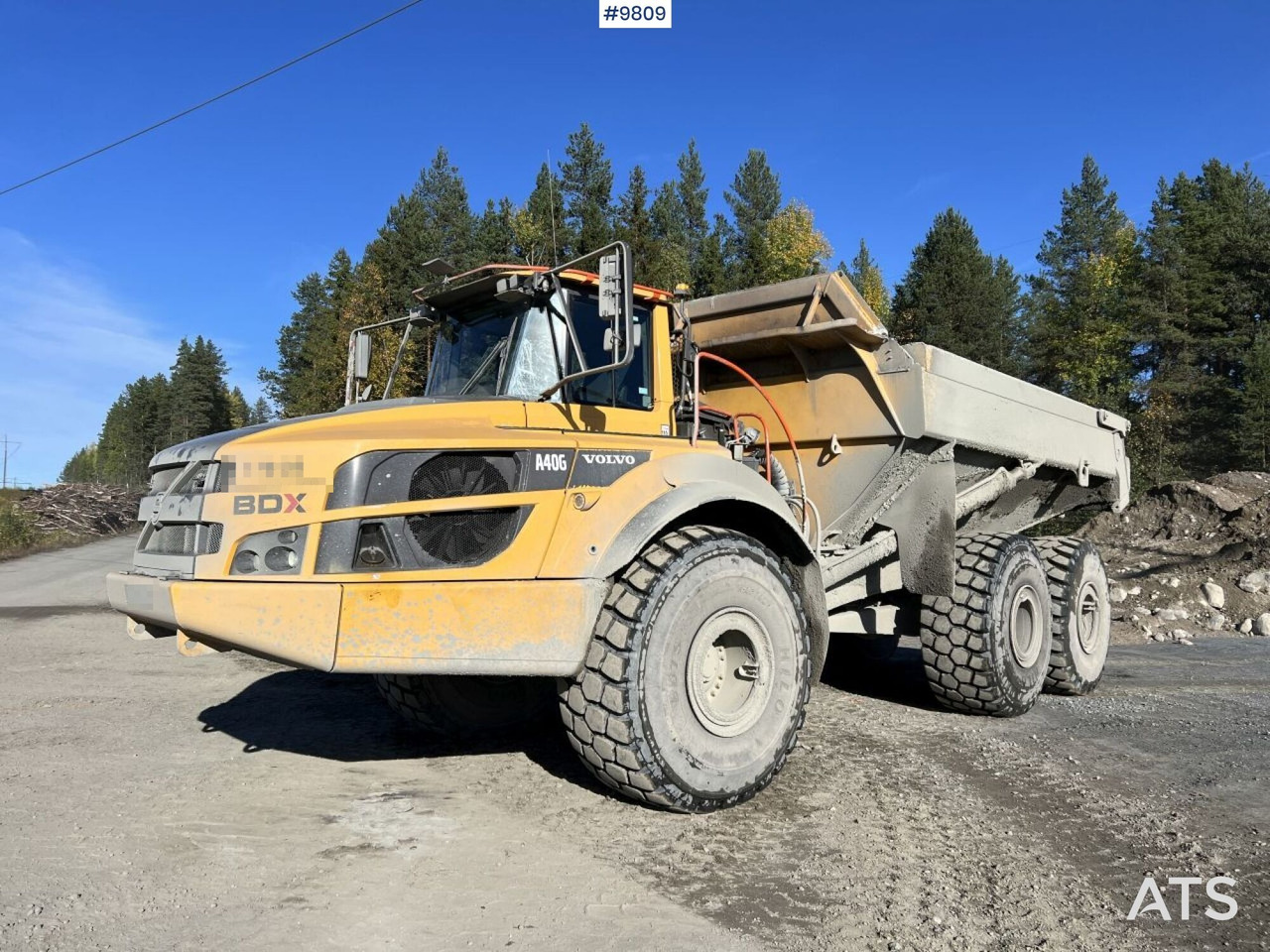 Volvo A40G dump truck - מסיר פסולת מפרקי: תמונה 2 Volvo A40G dump truck - מסיר פסולת מפרקי: תמונה 2