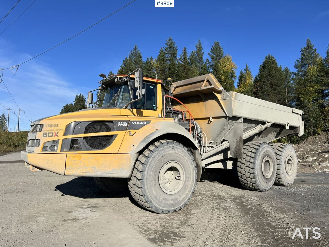 Volvo A40G dump truck - מסיר פסולת מפרקי: תמונה 1 Volvo A40G dump truck - מסיר פסולת מפרקי: תמונה 1