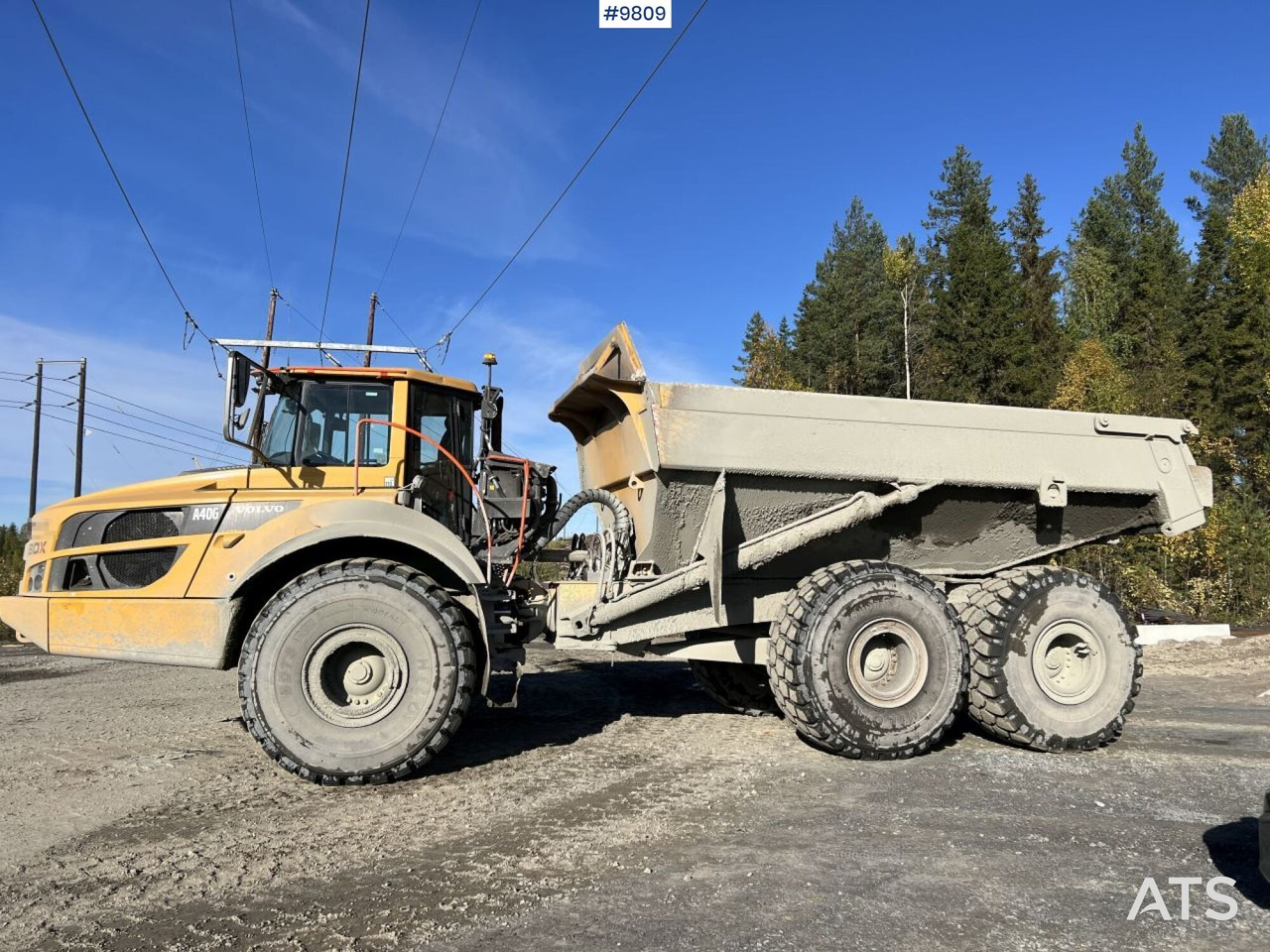 Volvo A40G dump truck - מסיר פסולת מפרקי: תמונה 3 Volvo A40G dump truck - מסיר פסולת מפרקי: תמונה 3