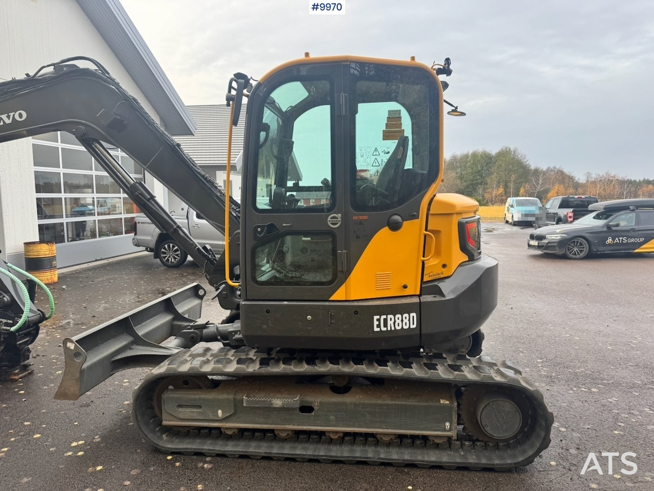 הַחכָּרָה  Volvo ECR88D crawler excavator with rotor tilt, 3 buckets, and ripper. 910 hours! Volvo ECR88D crawler excavator with rotor tilt, 3 buckets, and ripper. 910 hours!: תמונה 17