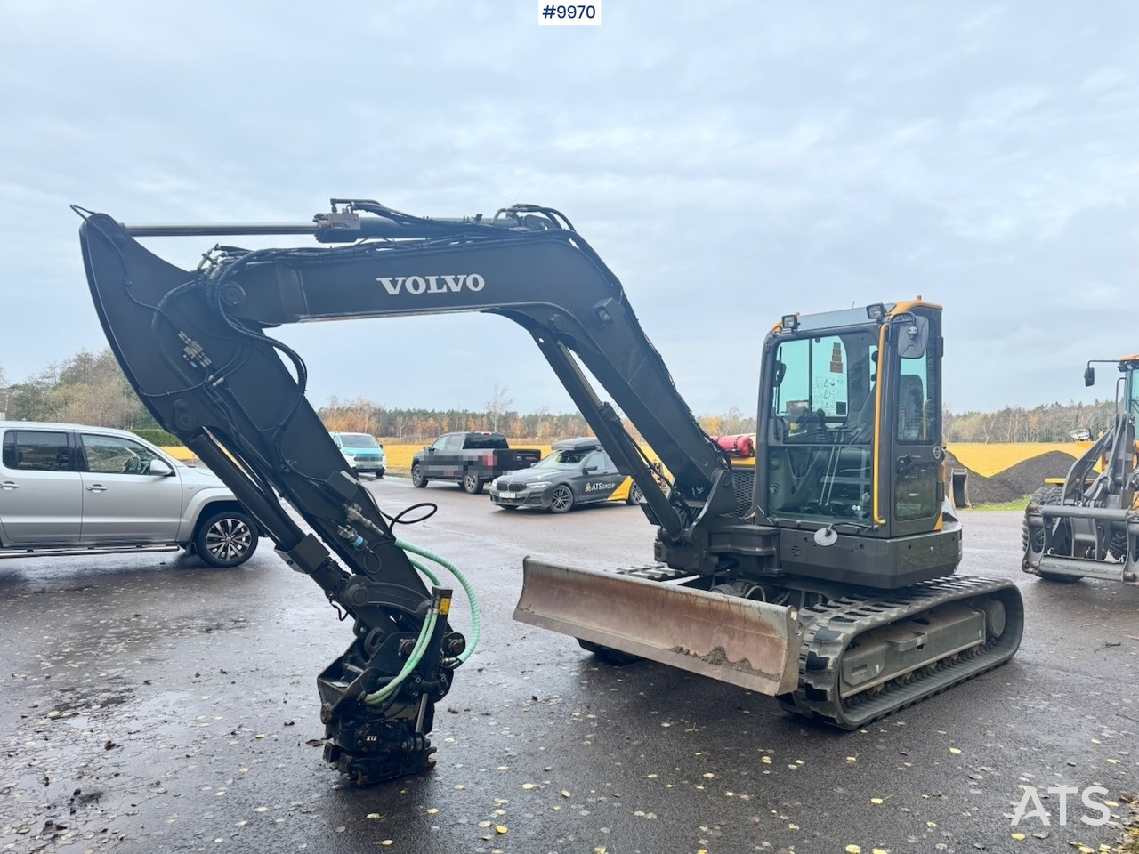הַחכָּרָה  Volvo ECR88D crawler excavator with rotor tilt, 3 buckets, and ripper. 910 hours! Volvo ECR88D crawler excavator with rotor tilt, 3 buckets, and ripper. 910 hours!: תמונה 15