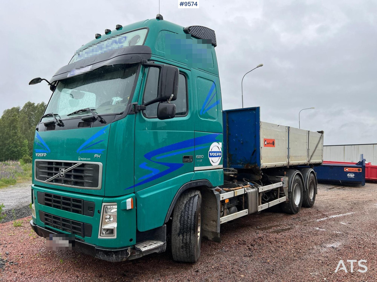 Volvo FH 520 6X4 Quick lock with flatbed - משאית צד נופל/ שטוחה: תמונה 1 Volvo FH 520 6X4 Quick lock with flatbed - משאית צד נופל/ שטוחה: תמונה 1