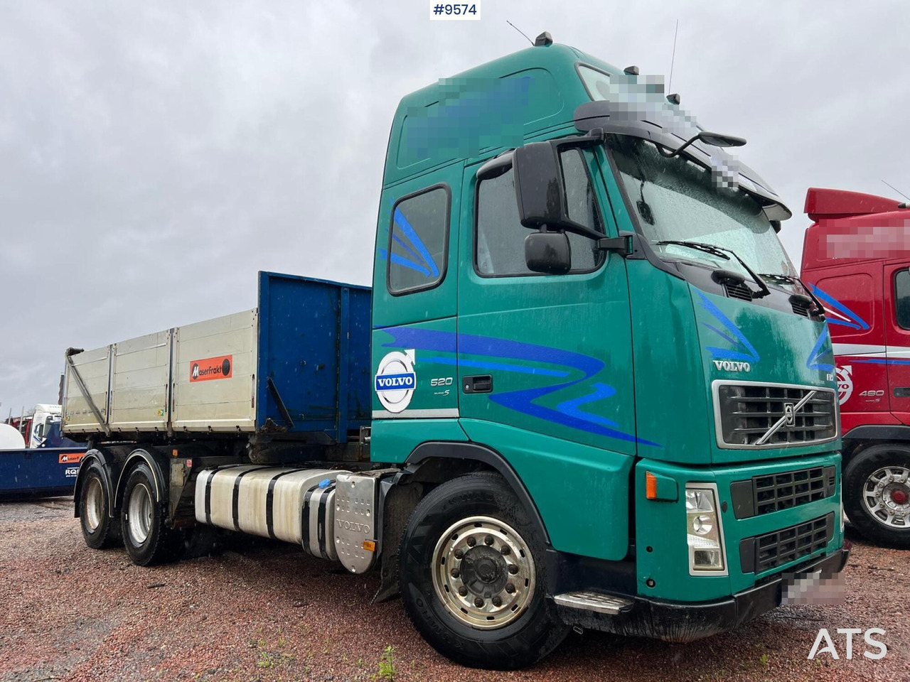 Volvo FH 520 6X4 Quick lock with flatbed - משאית צד נופל/ שטוחה: תמונה 2 Volvo FH 520 6X4 Quick lock with flatbed - משאית צד נופל/ שטוחה: תמונה 2