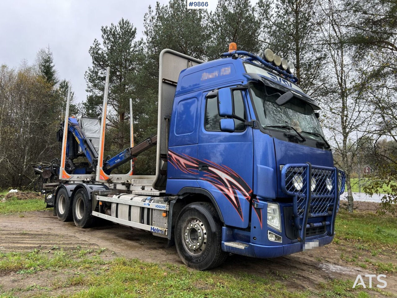 Volvo FH D13 Timber truck with Palfinger M110 crane - משאית עץ: תמונה 1 Volvo FH D13 Timber truck with Palfinger M110 crane - משאית עץ: תמונה 1
