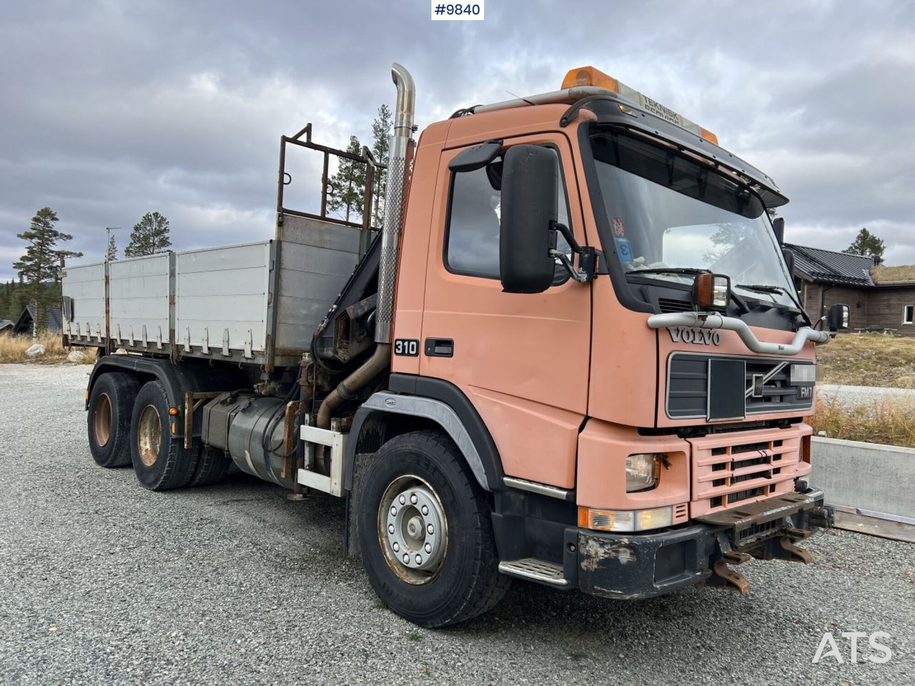 Volvo FM7 crane truck/tipper truck with Hiab 112 (video) - מזהיר: תמונה 3 Volvo FM7 crane truck/tipper truck with Hiab 112 (video) - מזהיר: תמונה 3
