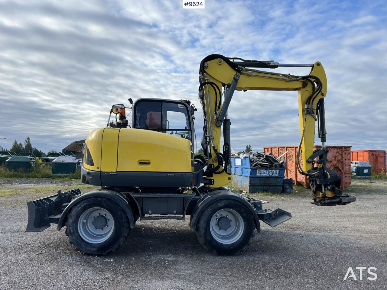 Wheeled Excavator Wacker Neuson EW100 (See Video) - מחפר גלגלים: תמונה 2 Wheeled Excavator Wacker Neuson EW100 (See Video) - מחפר גלגלים: תמונה 2