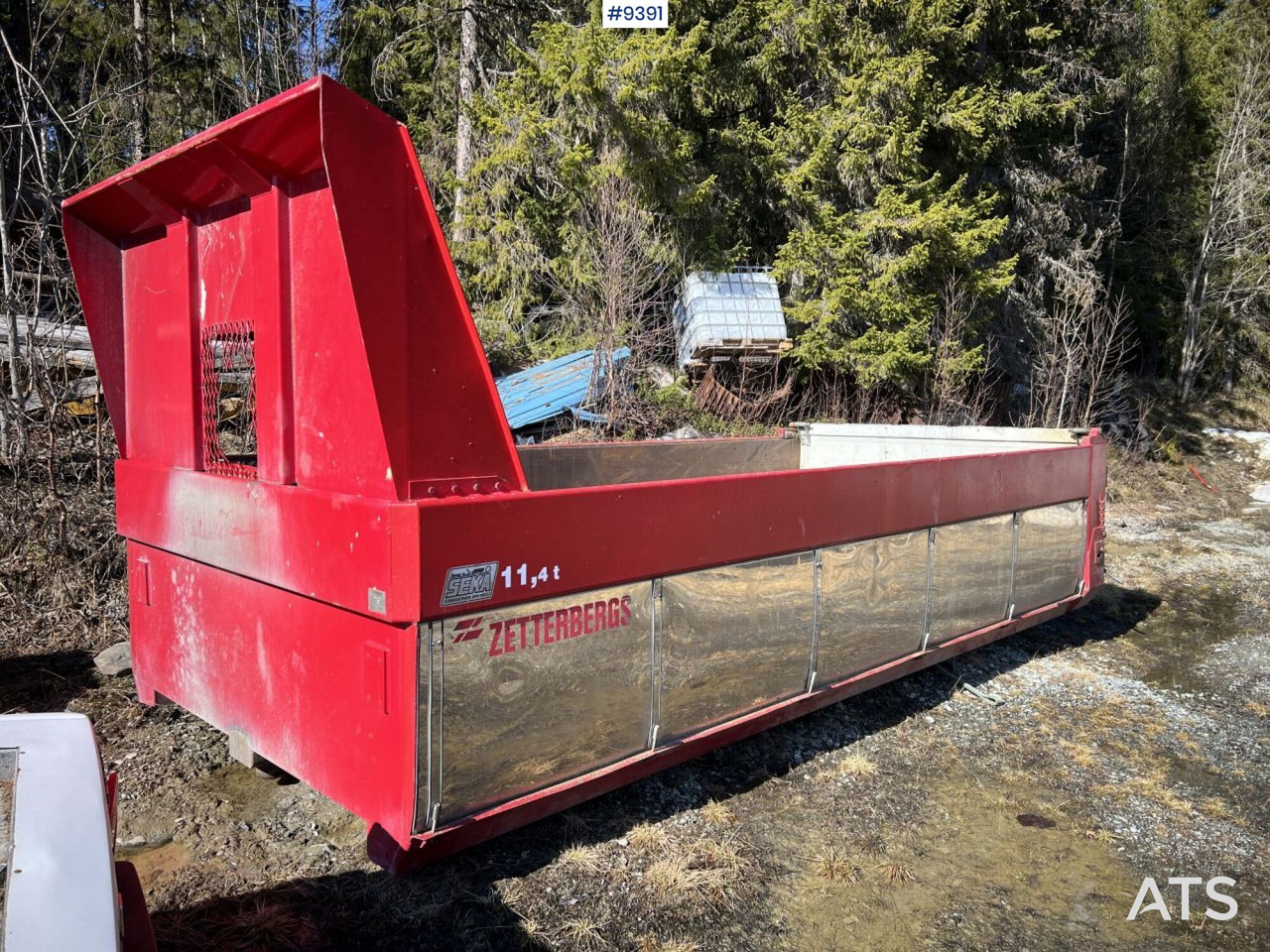 Zetterbergs EDK 6/5-54-10-D Flatbed with tipping piston - גוף שטוח: תמונה 1 Zetterbergs EDK 6/5-54-10-D Flatbed with tipping piston - גוף שטוח: תמונה 1