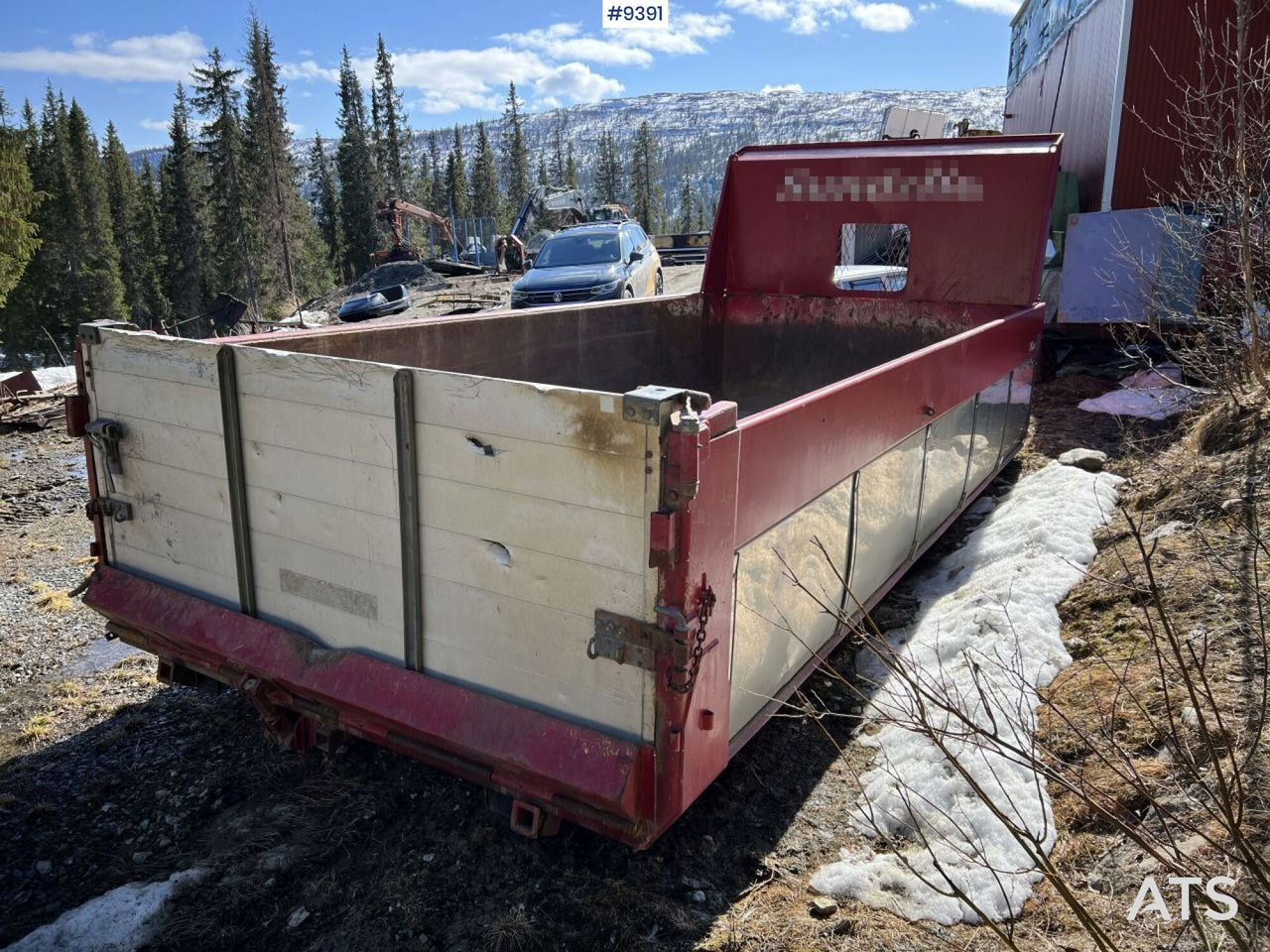 Zetterbergs EDK 6/5-54-10-D Flatbed with tipping piston - גוף שטוח: תמונה 3 Zetterbergs EDK 6/5-54-10-D Flatbed with tipping piston - גוף שטוח: תמונה 3