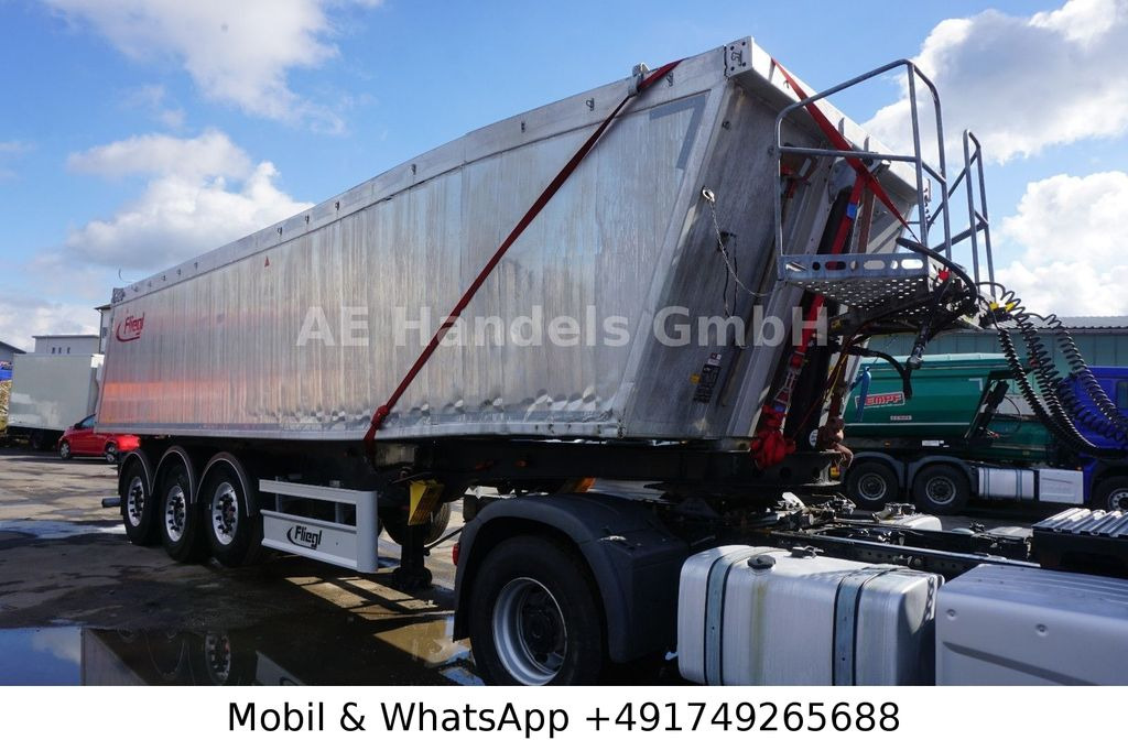 Fliegl DHKA 390 Alu *40m³/1.Liftachse/Alcoa/Podest - סמיטריילר עם מזהיר: תמונה 1 Fliegl DHKA 390 Alu *40m³/1.Liftachse/Alcoa/Podest - סמיטריילר עם מזהיר: תמונה 1