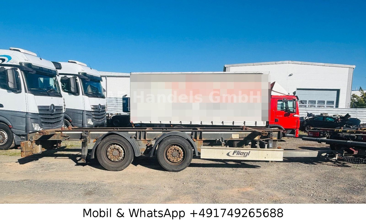 Fliegl TWP 180 Tandem BDF Tiefgekoppelt *Scheibenbremse - קרון נגרר שלדה: תמונה 2 Fliegl TWP 180 Tandem BDF Tiefgekoppelt *Scheibenbremse - קרון נגרר שלדה: תמונה 2
