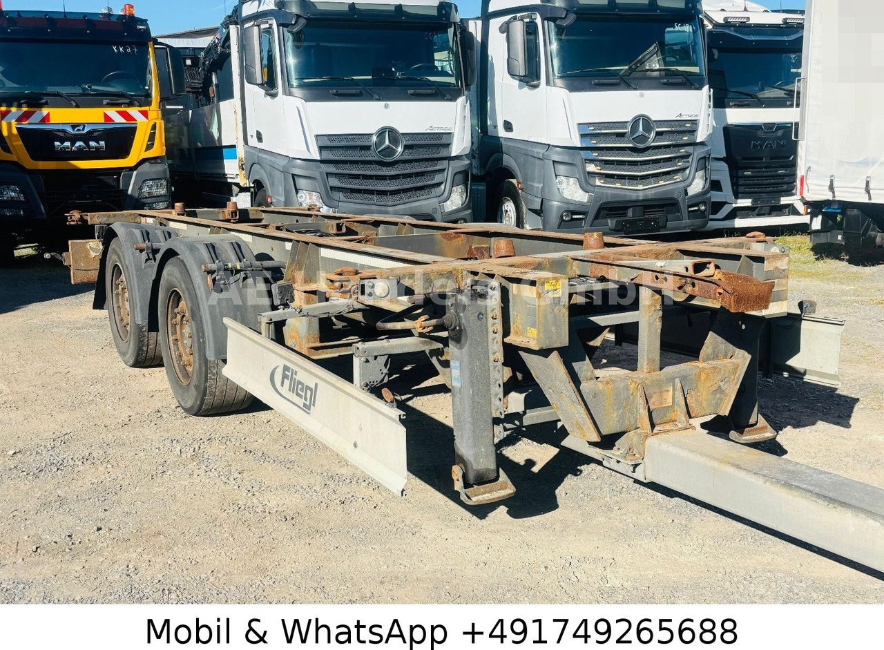 Fliegl TWP 180 Tandem BDF Tiefgekoppelt *Scheibenbremse - קרון נגרר מוביל מכולות/ החלפת גוף: תמונה 1 Fliegl TWP 180 Tandem BDF Tiefgekoppelt *Scheibenbremse - קרון נגרר מוביל מכולות/ החלפת גוף: תמונה 1