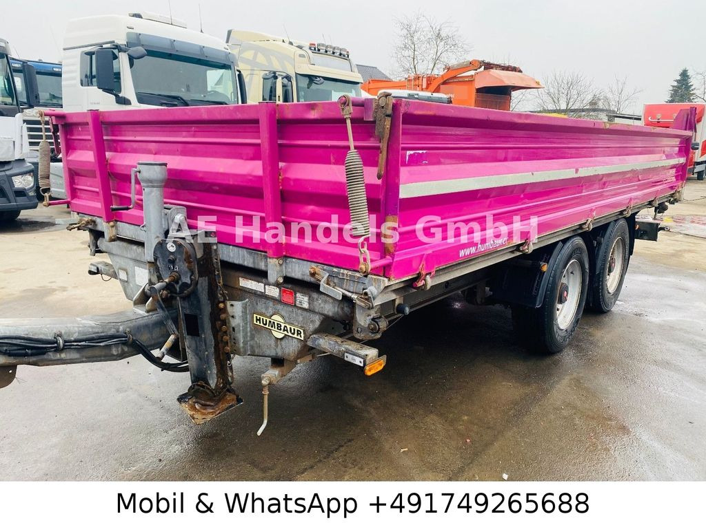 Humbaur HTK 135524 TA-BE 3 Seiten Tandem *8m³ - קרון נגרר עם מזהיר: תמונה 1 Humbaur HTK 135524 TA-BE 3 Seiten Tandem *8m³ - קרון נגרר עם מזהיר: תמונה 1