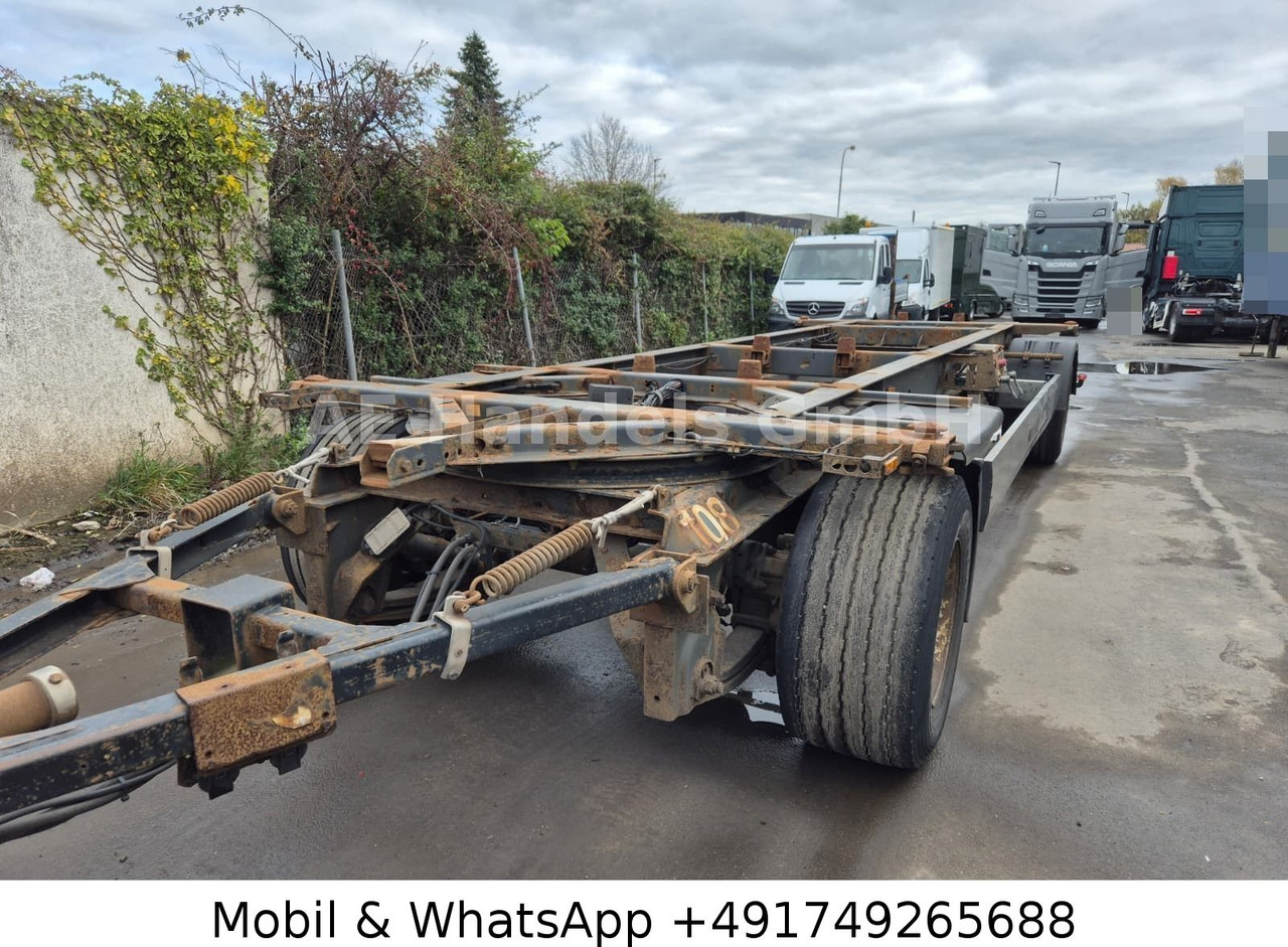 Krone AZW 18 BDF Drehschermel*Scheibenbremsen/VollLuft - קרון נגרר שלדה: תמונה 1 Krone AZW 18 BDF Drehschermel*Scheibenbremsen/VollLuft - קרון נגרר שלדה: תמונה 1