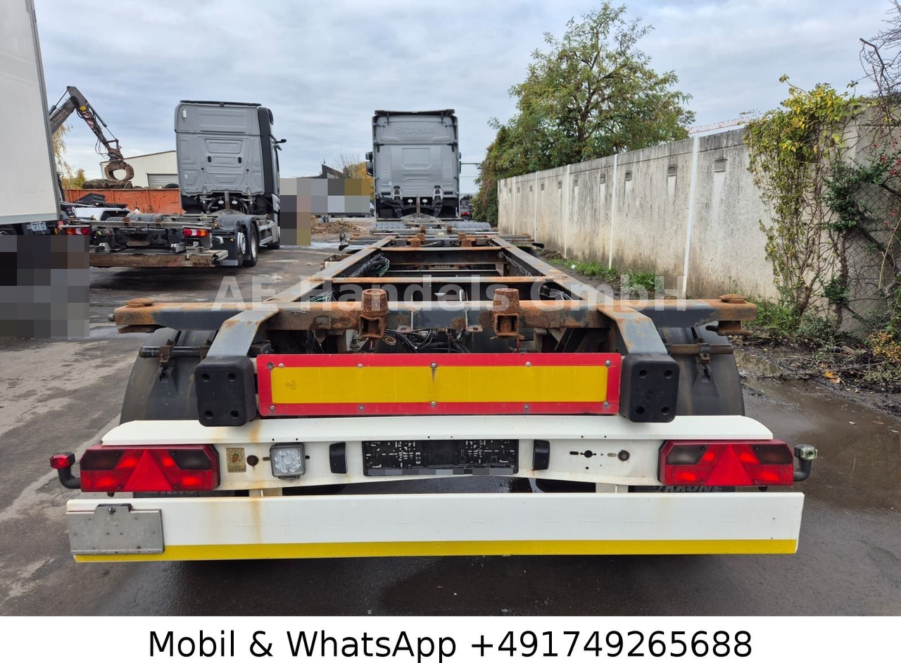 Krone AZW 18 BDF Drehschermel*Scheibenbremsen/VollLuft - קרון נגרר שלדה: תמונה 4 Krone AZW 18 BDF Drehschermel*Scheibenbremsen/VollLuft - קרון נגרר שלדה: תמונה 4