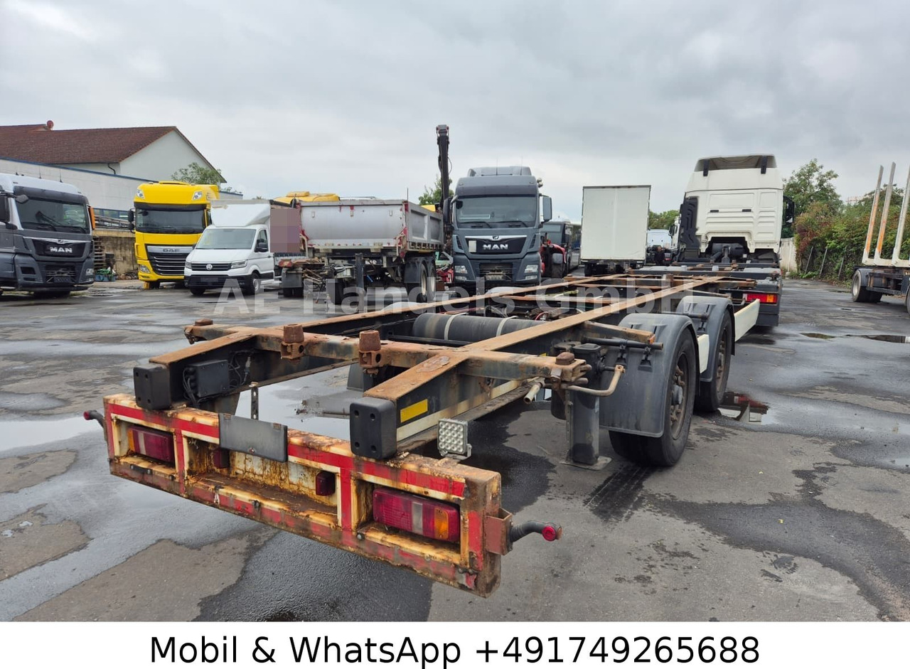 Krone ZZ Tandem BDF Tiefgekoppelt *Wabco/BWP/Luft - קרון נגרר שלדה: תמונה 5 Krone ZZ Tandem BDF Tiefgekoppelt *Wabco/BWP/Luft - קרון נגרר שלדה: תמונה 5