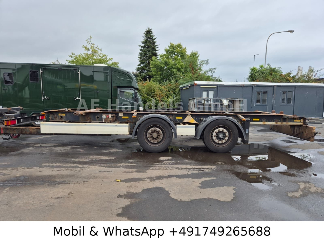 Krone ZZ Tandem BDF Tiefgekoppelt *Wabco/BWP/Luft - קרון נגרר שלדה: תמונה 2 Krone ZZ Tandem BDF Tiefgekoppelt *Wabco/BWP/Luft - קרון נגרר שלדה: תמונה 2