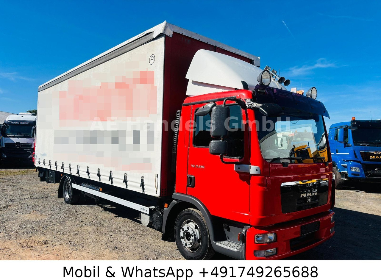 MAN TGL 8.220 C BL P+P 4x2*LBW/Tautliner/AHK/AirPipe - כלי רכב מסחרי עם וילונות צד: תמונה 1 MAN TGL 8.220 C BL P+P 4x2*LBW/Tautliner/AHK/AirPipe - כלי רכב מסחרי עם וילונות צד: תמונה 1