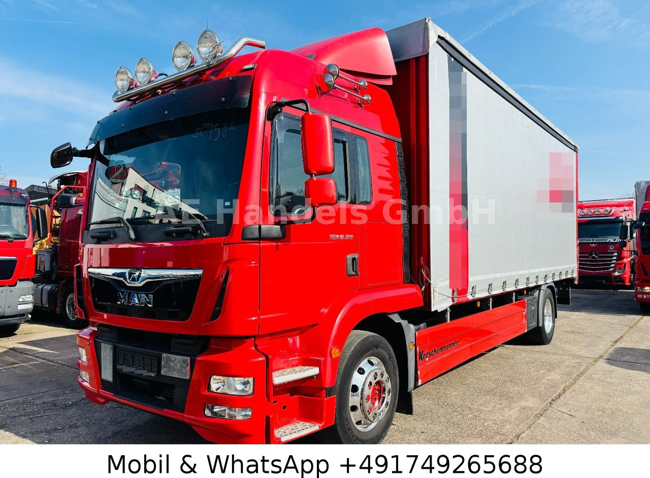 MAN TGM 18.320 BL LX * Edscha/Tautliner/LBW/Kamera - משאית וילונות צד: תמונה 1 MAN TGM 18.320 BL LX * Edscha/Tautliner/LBW/Kamera - משאית וילונות צד: תמונה 1