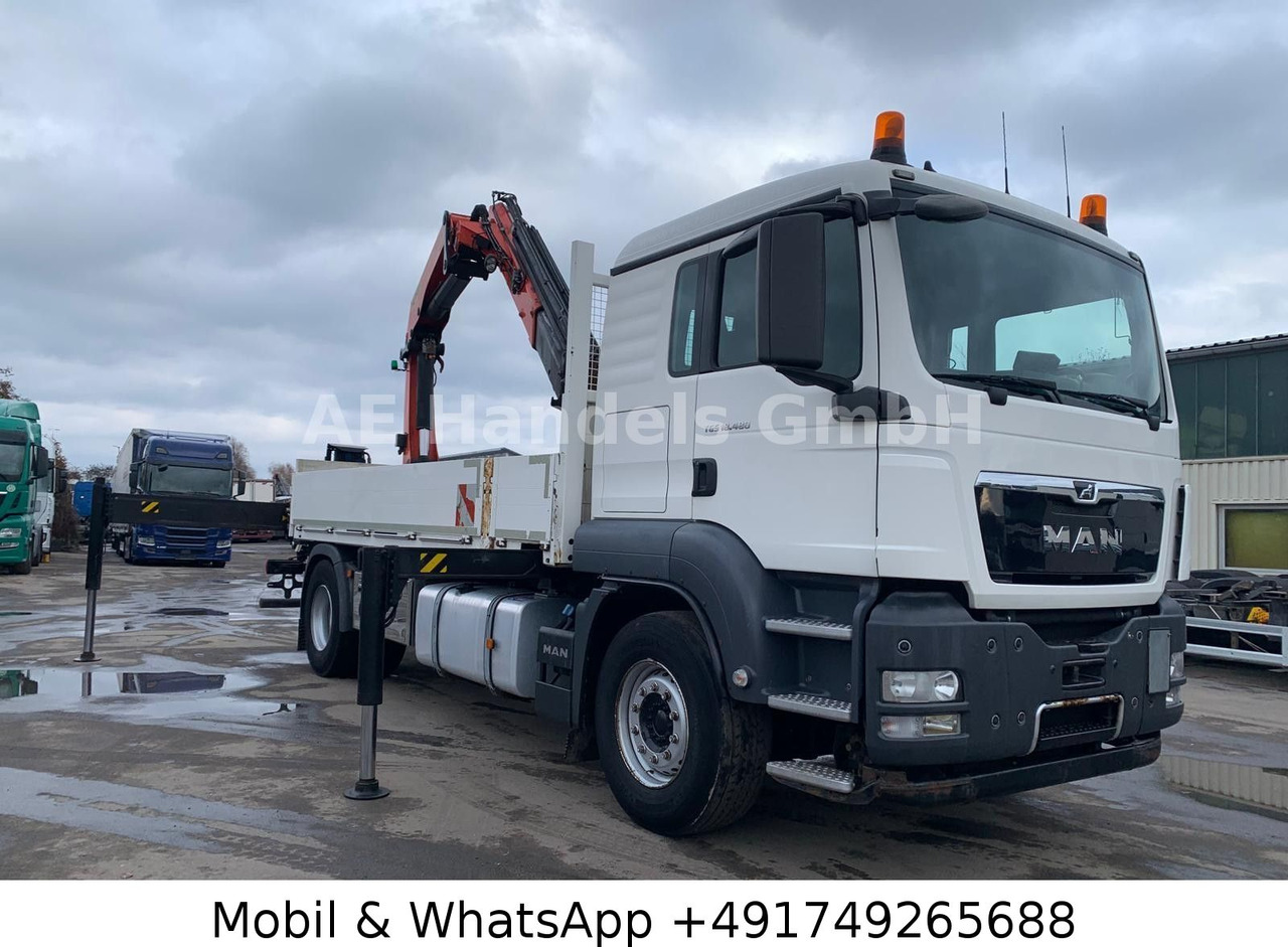 MAN TGS 18.480 M BB 4x2 | Palfinger PK 22002 EH - משאית צד נופל/ שטוחה, משאית מנוף: תמונה 2 MAN TGS 18.480 M BB 4x2 | Palfinger PK 22002 EH - משאית צד נופל/ שטוחה, משאית מנוף: תמונה 2