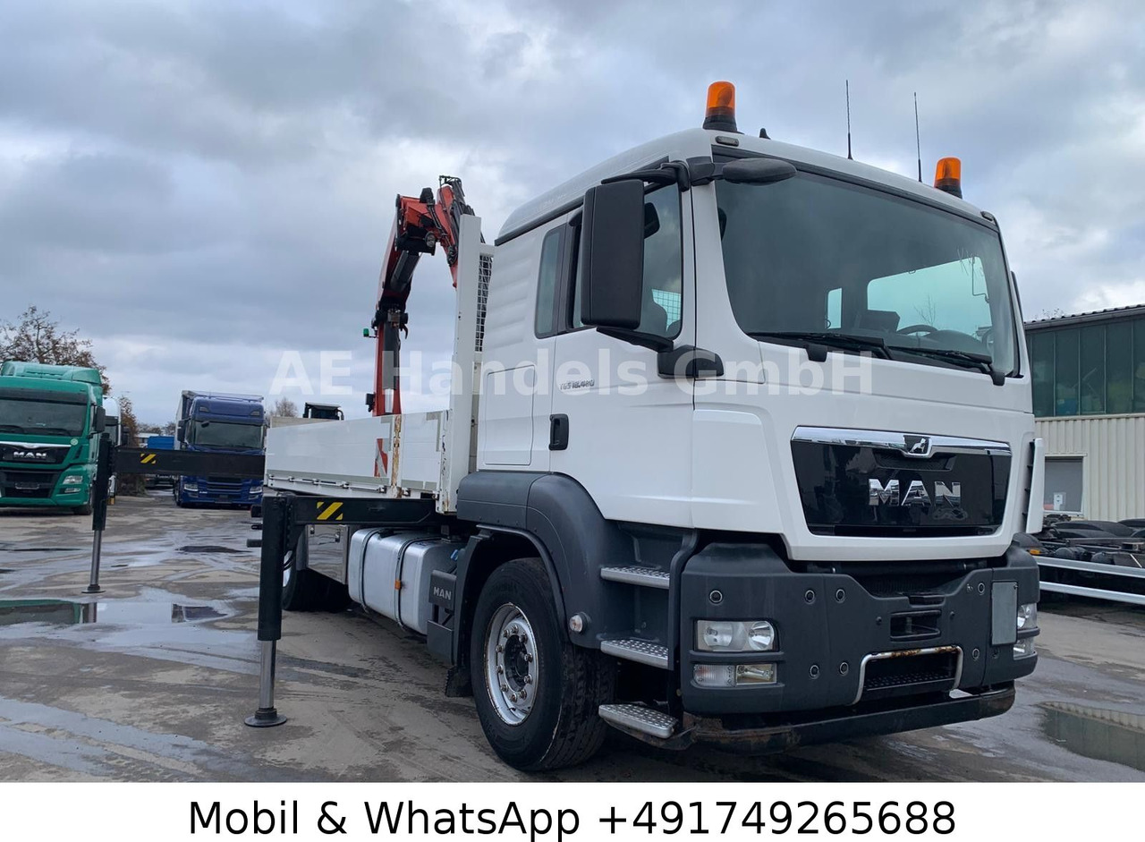 MAN TGS 18.480 M BB 4x2 | Palfinger PK 22002 EH - משאית צד נופל/ שטוחה, משאית מנוף: תמונה 1 MAN TGS 18.480 M BB 4x2 | Palfinger PK 22002 EH - משאית צד נופל/ שטוחה, משאית מנוף: תמונה 1