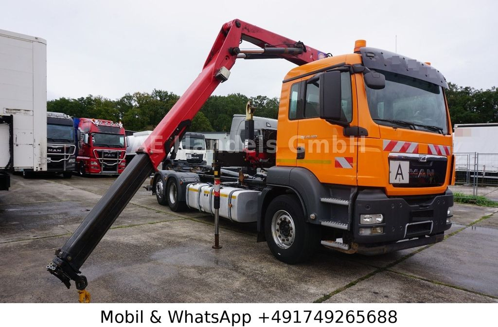 MAN TGS 26.400 BL *Hyva-20.60S/HMF-1444-22/Lenk+Lift - משאית הרמת וו, משאית מנוף: תמונה 1 MAN TGS 26.400 BL *Hyva-20.60S/HMF-1444-22/Lenk+Lift - משאית הרמת וו, משאית מנוף: תמונה 1