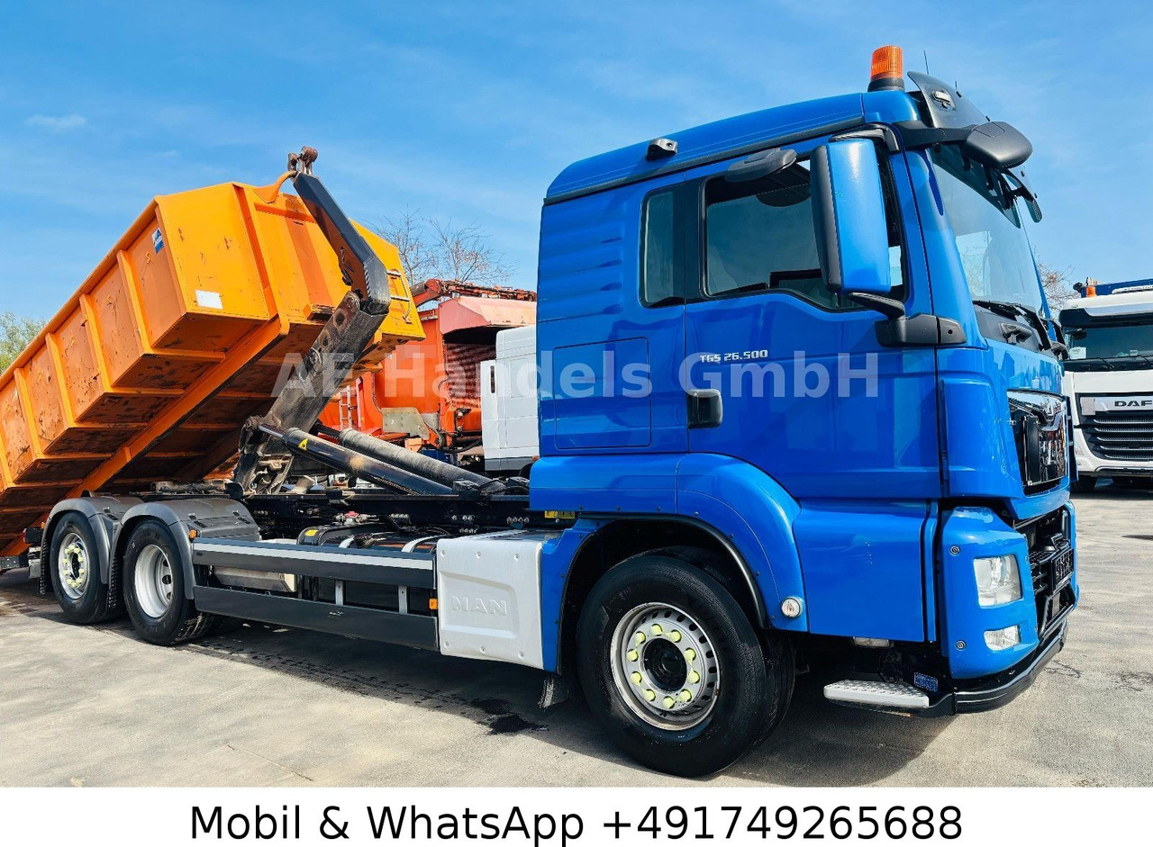 משאית הרמת וו, משאית מנוף MAN TGS 26.500 L BL 6x2 *Retarder/Lenk+Lift/MEILLER: תמונה 6