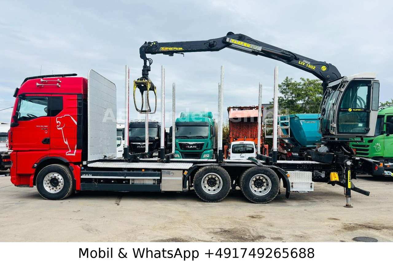MAN TGX 26.580 GM BL 6x4 *Retarder/Tajfun-LIV-150Z - משאית עץ, משאית מנוף: תמונה 2 MAN TGX 26.580 GM BL 6x4 *Retarder/Tajfun-LIV-150Z - משאית עץ, משאית מנוף: תמונה 2