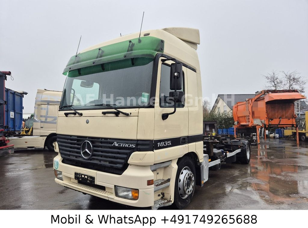 Mercedes-Benz Actros 1835 LL BDF *Analog/AHK/Klima/Tempomat - משאית עם שלדת תא: תמונה 1 Mercedes-Benz Actros 1835 LL BDF *Analog/AHK/Klima/Tempomat - משאית עם שלדת תא: תמונה 1