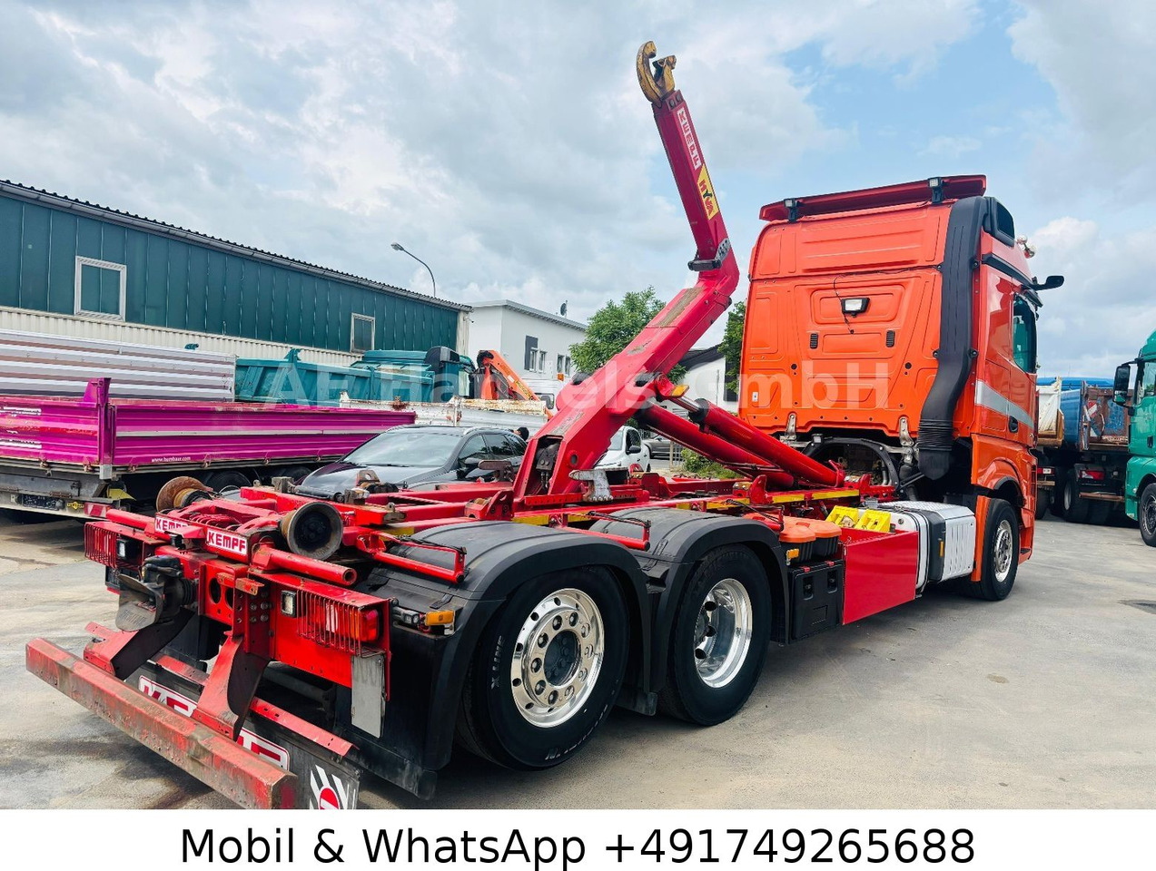 Mercedes-Benz Actros V 2551 L BL 6x2 *Retarder/Hyva-18-60-S - משאית הרמת וו, משאית מנוף: תמונה 4 Mercedes-Benz Actros V 2551 L BL 6x2 *Retarder/Hyva-18-60-S - משאית הרמת וו, משאית מנוף: תמונה 4
