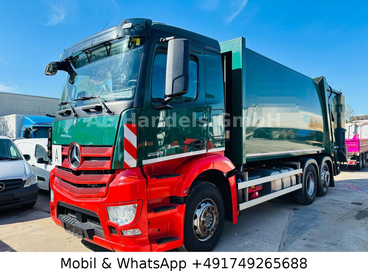 Mercedes-Benz Antos III 2533 M BL 6x2 *Faun-24m³/Lenk+Lift/LDW - משאית אשפה: תמונה 1 Mercedes-Benz Antos III 2533 M BL 6x2 *Faun-24m³/Lenk+Lift/LDW - משאית אשפה: תמונה 1