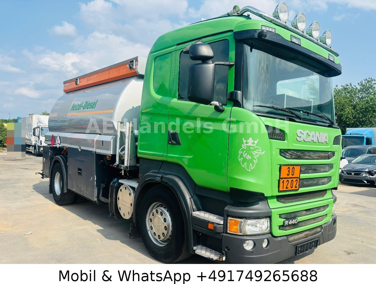Scania R440 Rohr *Retarder/Oben-Unten/2-Kammern/14m³ - משאית מכל: תמונה 2 Scania R440 Rohr *Retarder/Oben-Unten/2-Kammern/14m³ - משאית מכל: תמונה 2