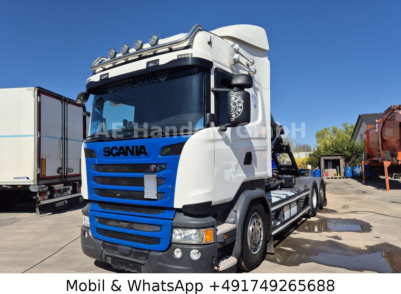 Scania R450 HighLine LL 6x2 *Retarder/Hiab-OPT20S59 - משאית הרמת וו: תמונה 1 Scania R450 HighLine LL 6x2 *Retarder/Hiab-OPT20S59 - משאית הרמת וו: תמונה 1