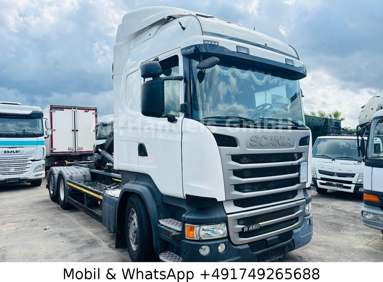 Scania R450 LL 6x2 *Retarder/Hiab-OPT20S59/Standklima - משאית הרמת וו: תמונה 1 Scania R450 LL 6x2 *Retarder/Hiab-OPT20S59/Standklima - משאית הרמת וו: תמונה 1