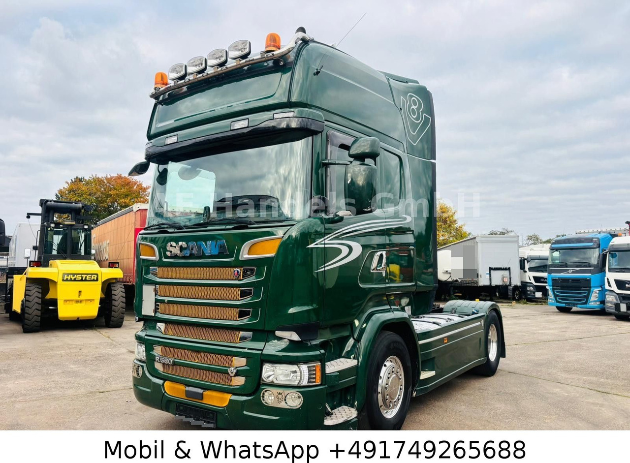 יחידת טרקטור Scania R580 TopLine LL *Retarder/Standklima/ACC: תמונה 6