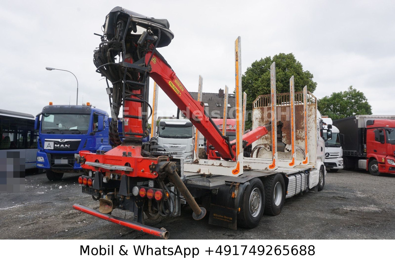 Scania R580 V8 Highline Palfinger-M120L97 *Retarder/ACC - משאית עץ, משאית מנוף: תמונה 4 Scania R580 V8 Highline Palfinger-M120L97 *Retarder/ACC - משאית עץ, משאית מנוף: תמונה 4