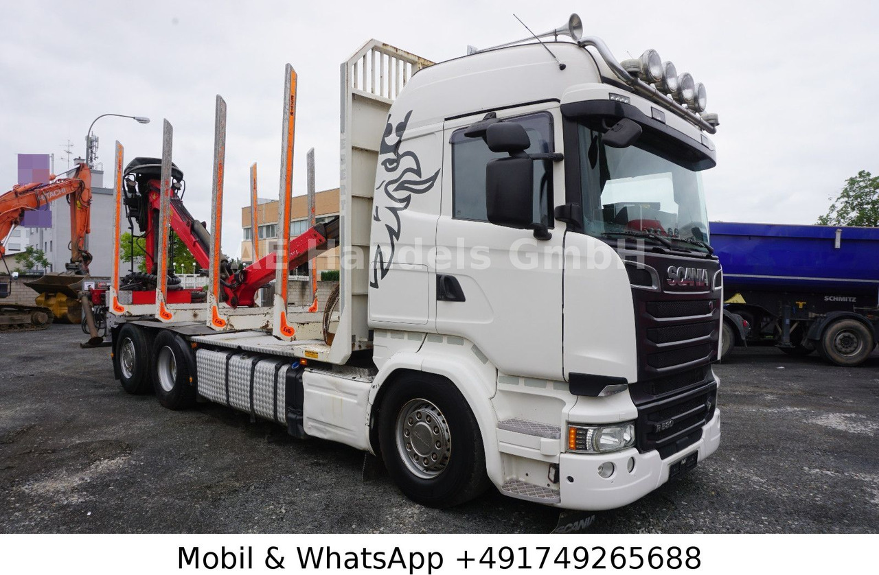 Scania R580 V8 Highline Palfinger-M120L97 *Retarder/ACC - משאית עץ, משאית מנוף: תמונה 2 Scania R580 V8 Highline Palfinger-M120L97 *Retarder/ACC - משאית עץ, משאית מנוף: תמונה 2