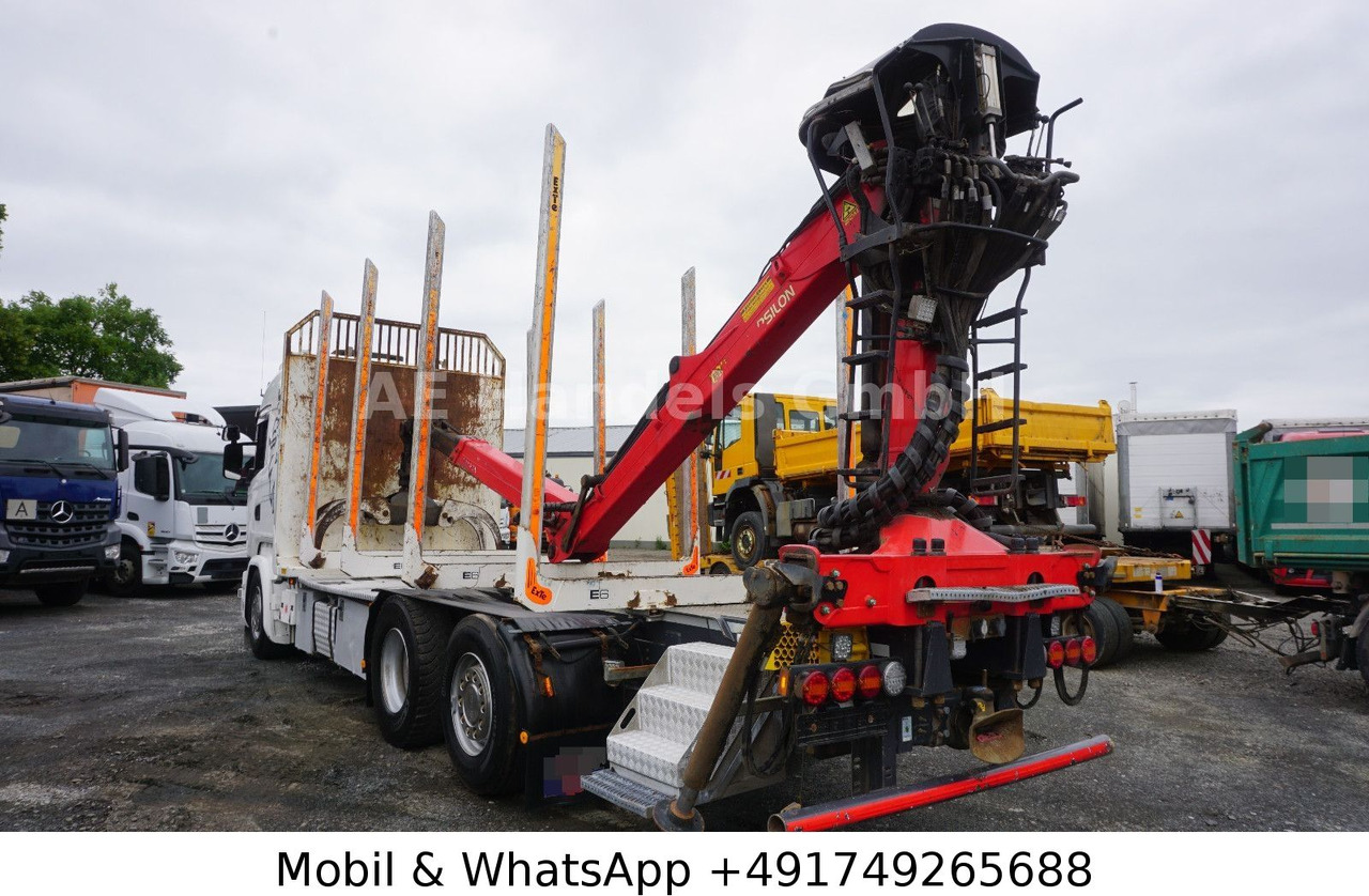 Scania R580 V8 Highline Palfinger-M120L97 *Retarder/ACC - משאית עץ, משאית מנוף: תמונה 5 Scania R580 V8 Highline Palfinger-M120L97 *Retarder/ACC - משאית עץ, משאית מנוף: תמונה 5