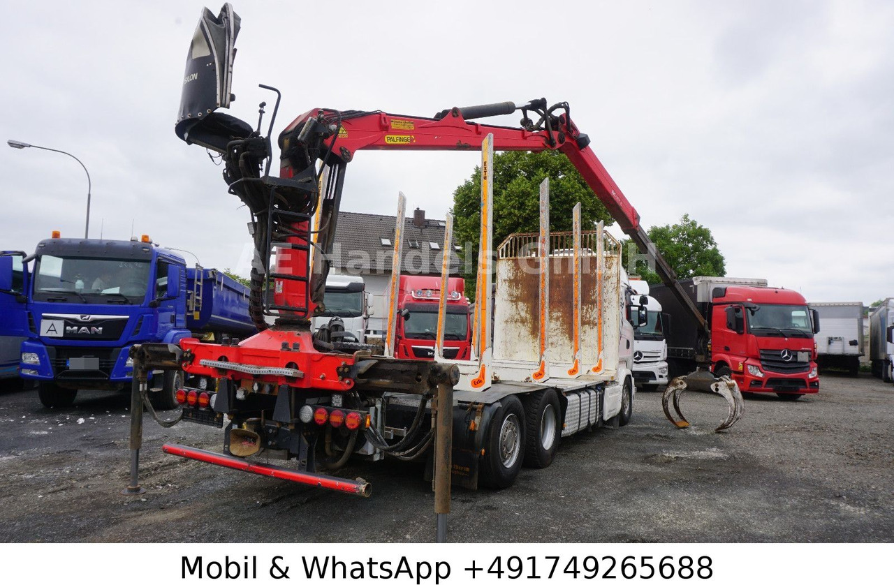 Scania R580 V8 Highline Palfinger-M120L97 *Retarder/ACC - משאית עץ, משאית מנוף: תמונה 3 Scania R580 V8 Highline Palfinger-M120L97 *Retarder/ACC - משאית עץ, משאית מנוף: תמונה 3