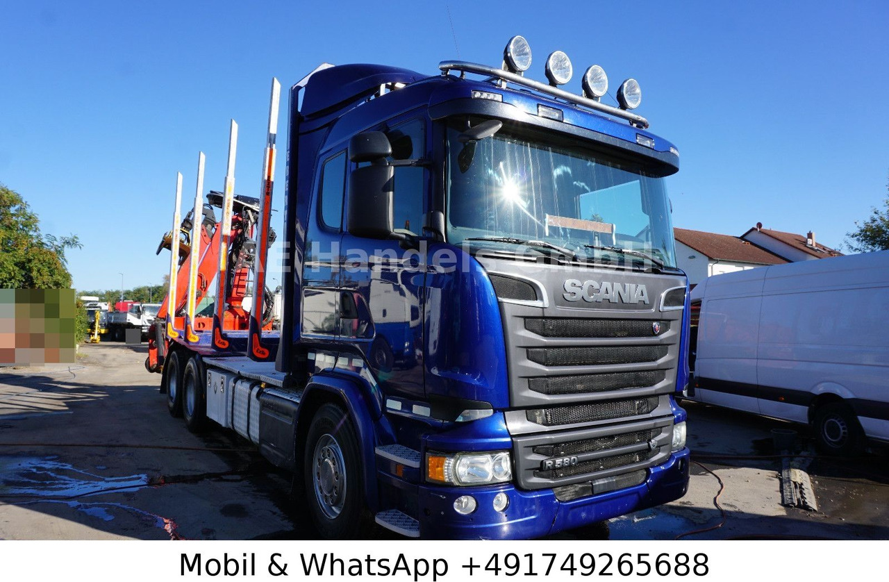 Scania R580 V8 LL 6x4 Palfinger-M120Z79 *Retarder/ACC - משאית עץ, משאית מנוף: תמונה 1 Scania R580 V8 LL 6x4 Palfinger-M120Z79 *Retarder/ACC - משאית עץ, משאית מנוף: תמונה 1