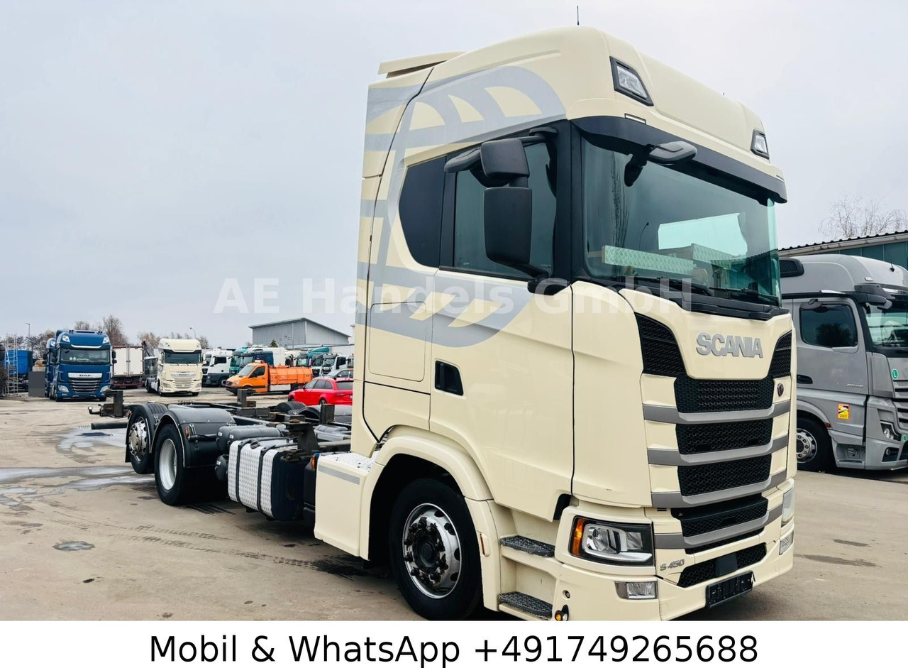 Scania S450 HighLine LL 6x2 BDF*Retarder/AHK/2xTank/ACC - מוביל מכולות/ משאית החלפת גוף: תמונה 1 Scania S450 HighLine LL 6x2 BDF*Retarder/AHK/2xTank/ACC - מוביל מכולות/ משאית החלפת גוף: תמונה 1