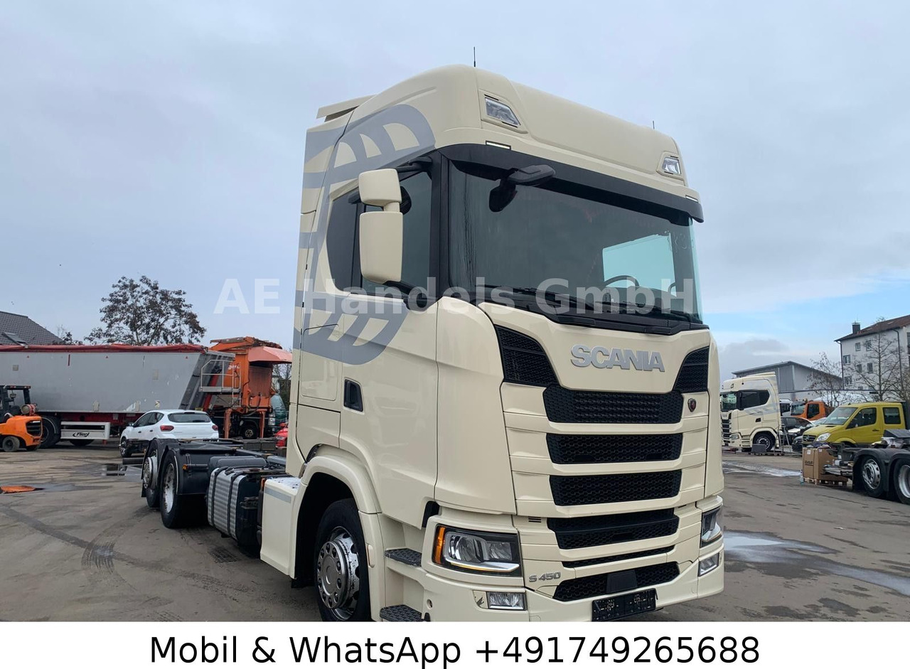 Scania S450 HighLine LL 6x2 BDF*Retarder/AHK/2xTank/ACC - מוביל מכולות/ משאית החלפת גוף: תמונה 1 Scania S450 HighLine LL 6x2 BDF*Retarder/AHK/2xTank/ACC - מוביל מכולות/ משאית החלפת גוף: תמונה 1