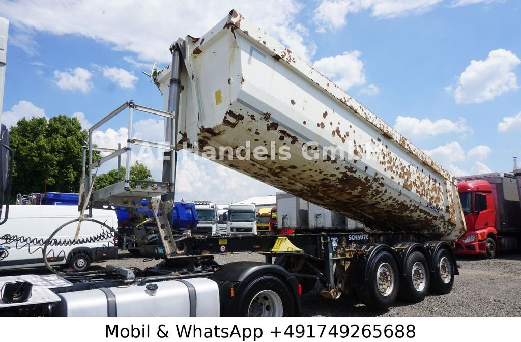 Schmitz Cargobull SKI 24 Stahl *24m³ / 1.Liftachse / Rollplane - סמיטריילר עם מזהיר: תמונה 1 Schmitz Cargobull SKI 24 Stahl *24m³ / 1.Liftachse / Rollplane - סמיטריילר עם מזהיר: תמונה 1