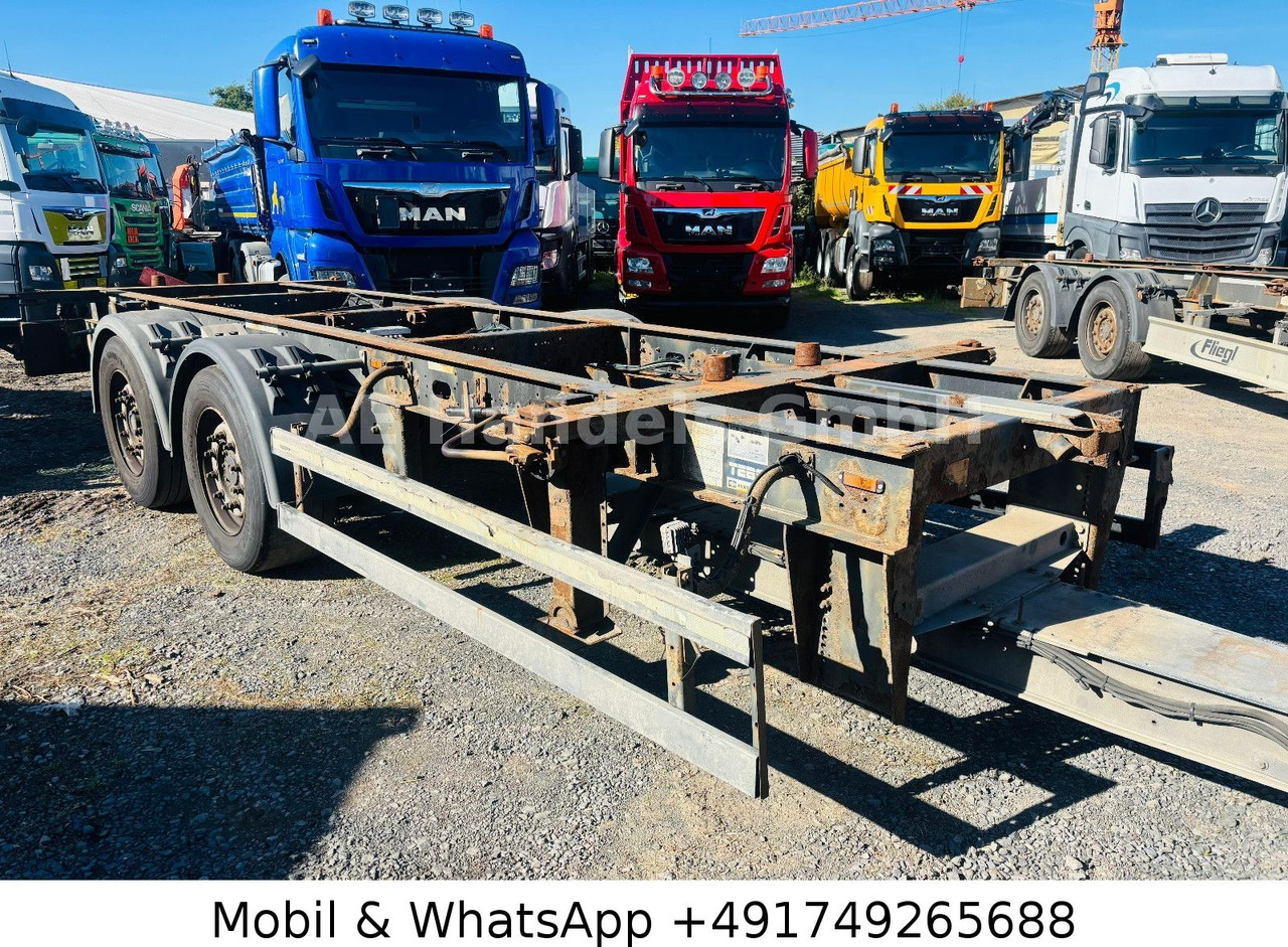 Schmitz Cargobull ZWF 18/L Tandem BDF Tiefgekoppelt*Scheibenbremse - קרון נגרר שלדה: תמונה 1 Schmitz Cargobull ZWF 18/L Tandem BDF Tiefgekoppelt*Scheibenbremse - קרון נגרר שלדה: תמונה 1